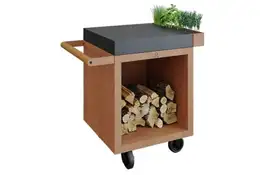 OFYR | Mise en Place Table Corten 65 PRO | Ceramic Dark Grey