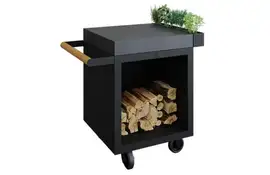 OFYR | Mise en Place Table Black 65 PRO | Ceramic Dark Grey