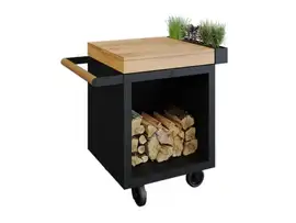OFYR | Mise en Place Table Black 65 PRO | Teak Wood