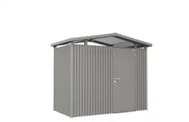 Biohort | Berging Panorama Gr. P1 | Enkele Deur | Kwartsgrijs-Metallic