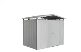 Biohort | Berging Panorama Gr. P2 | Enkele Deur | Zilver-Metallic
