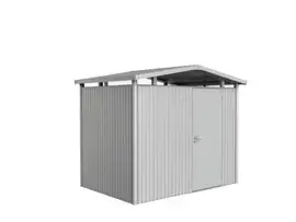 Biohort | Berging Panorama Gr. P2 | Enkele Deur | Zilver-Metallic