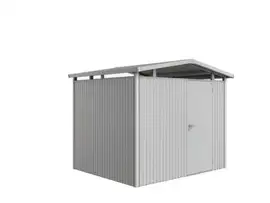 Biohort | Berging Panorama Gr. P3 | Enkele Deur | Zilver-Metallic