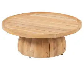 4 Seasons Outdoor | Koffietafel Pablo Teak Ø 80 x 30(h) cm