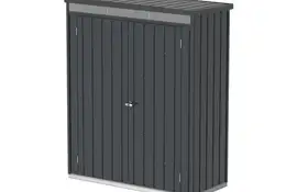 Fonteyn | Palladium Tuinkast Dubbele Deur 152 x 61 cm | Grijs met Grijze Afwerking