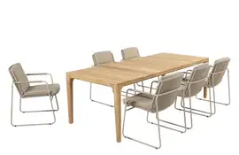 Taste by 4 Seasons | Parma Tuinset Latte | Teak