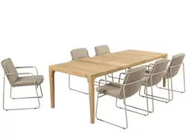 Taste by 4 Seasons | Parma Tuinset Latte | Teak