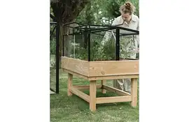 Royal Well | Parsley Planter Broeikas Large | Veiligheidsglas 4 mm | Zwart