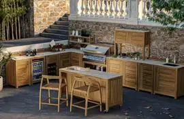Passion Grills | Buitenkeuken Module Milano | Albastro Cream
