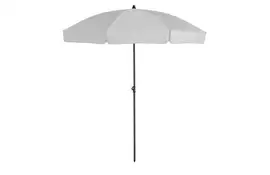 Platinum | Parasol Aruba Ø200 cm | Lichtgrijs