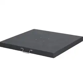 Platinum | Parasolvoet Arezzo Graniet | 90 kg