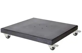 Platinum | Parasolvoet Modena XL Graniet met Wielen | 120 kg