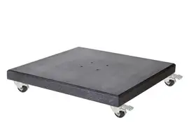 Platinum | Parasolvoet Modena Graniet met Wielen | 90 kg