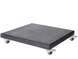 Platinum | Parasolvoet Modena Graniet met Wielen | 90 kg