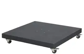 Platinum | Parasolvoet Sorrento Graniet met Wielen | 90 kg