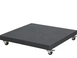 Platinum | Parasolvoet Sorrento Graniet met Wielen | 90 kg