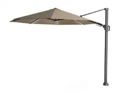 Platinum | Zweefparasol Challenger T² Glow Ø350 cm | Taupe