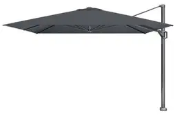 Platinum | Zweefparasol Challenger T¹ Premium 350 x 350 cm | Faded Black