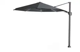 Platinum | Zweefparasol Challenger T² Glow Ø350 cm | Antraciet