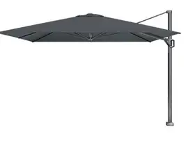 Platinum | Zweefparasol Challenger T¹ Telescoop Premium 350 x 350 cm | Faded Black