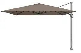 Platinum | Zweefparasol Challenger T¹ Telescoop Premium 350 x 350 cm | Havana