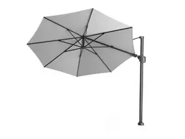 Platinum | Zweefparasol Challenger T² Ø350 cm | Lichtgrijs