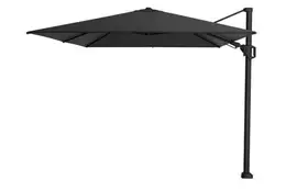 Platinum | Zweefparasol Challenger T² Premium 350 x 260 cm | Jet Black