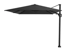 Platinum | Zweefparasol Challenger T² Premium 350 x 260 cm | Jet Black