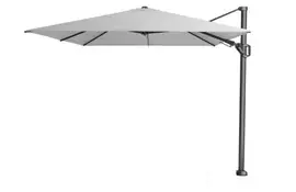 Platinum | Zweefparasol Challenger T² 350 x 260 cm | Lichtgrijs