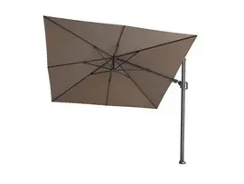 Platinum | Zweefparasol Challenger T² Premium 300 x 300 cm | Havana