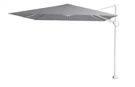 Platinum | Zweefparasol Challenger T² Premium 300 x 300 cm | Wit-Manhattan
