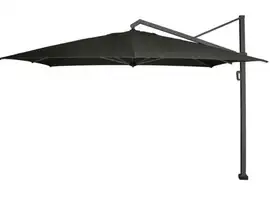 Platinum | Zweefparasol Icon Premium 350 x 350 cm Antraciet | Faded Black