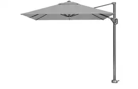Platinum | Zweefparasol Voyager T¹ 250 x 250 cm | Lichtgrijs