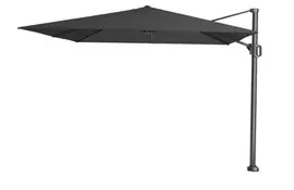 Platinum | Zweefparasol Challenger T¹ Premium 300 x 300 cm | Faded Black