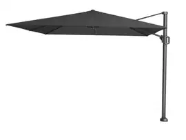 Platinum | Zweefparasol Challenger T¹ Premium 300 x 300 cm | Faded Black