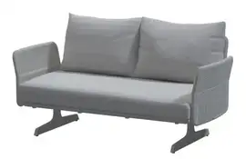 4 Seasons Outdoor | Loungebank Play Panel 2-zits | Frost Grey