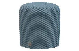 4 Seasons Outdoor | Muffin Poef Ø40 cm | Blauw