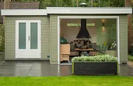 Lugarde | Tuinhuis met overkapping op maat PR32