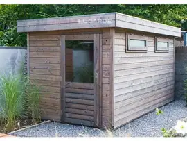 Lugarde | Tuinhuis op maat platdak PR8