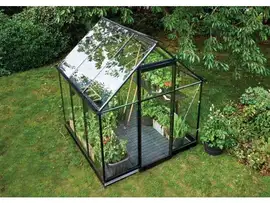 Royal Well | Qube 66 Tuinkas | Veiligheidsglas 3 mm | Zwart