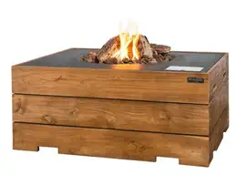 Happy Cocooning | Terrashaard Rechthoek | Teakhout Antraciet
