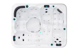 Spa Repose | Sterling White with DARK GREY
