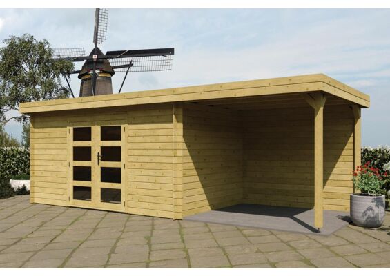 Fonteyn | Tuinhuis Rosalie met Overkapping 700 x 250