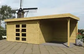 Fonteyn | Tuinhuis Rosalie met Overkapping 700 x 250