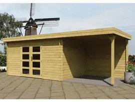Fonteyn | Tuinhuis Rosalie met Overkapping 700 x 250