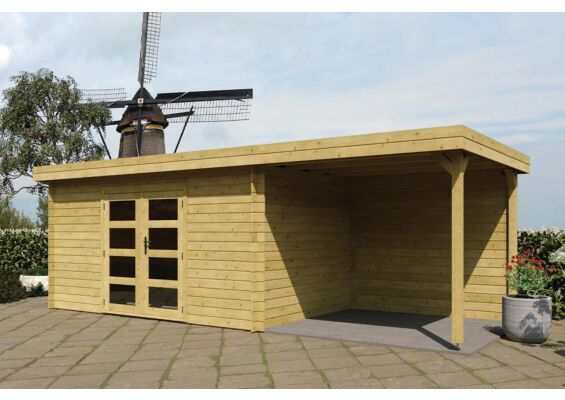 Fonteyn | Tuinhuis Rosalie met Overkapping 650 x 250