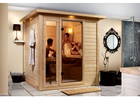 Sauna Mojave Massief Hout 40mm Traditioneel