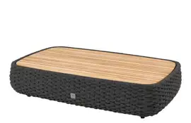 4 Seasons Outdoor | Koffietafel Saint-Tropez Teakblad 130 x 80 x 35 cm