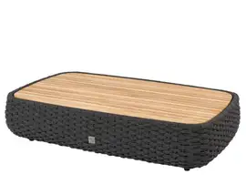 4 Seasons Outdoor | Koffietafel Saint-Tropez Teakblad 130 x 80 x 35 cm