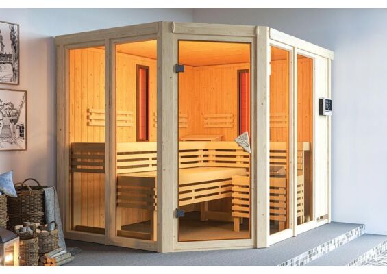 Karibu | Ava Sauna | Kachel 9 kW Externe Bediening